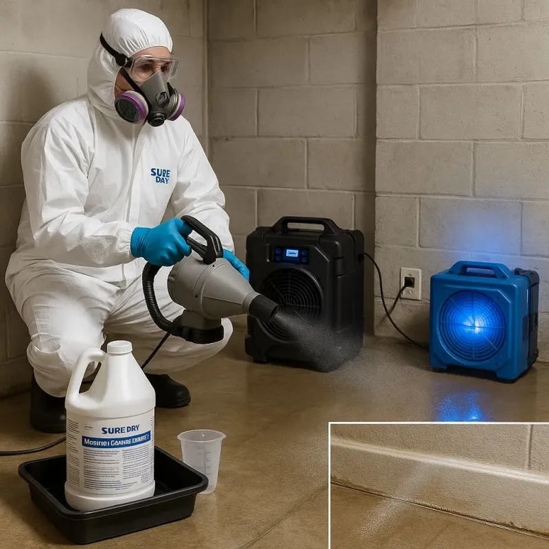 Sanitization and Odor Removal process in South Whittier, CA