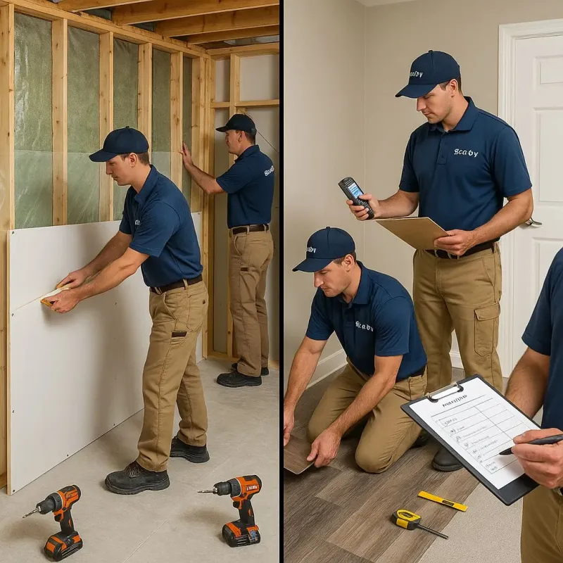Repairs and Reconstruction process in South Whittier, CA