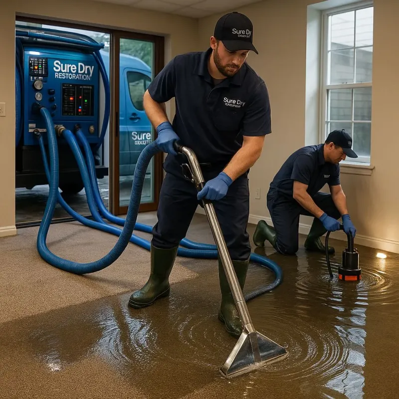 Water Extraction and Removal process in South Whittier, CA